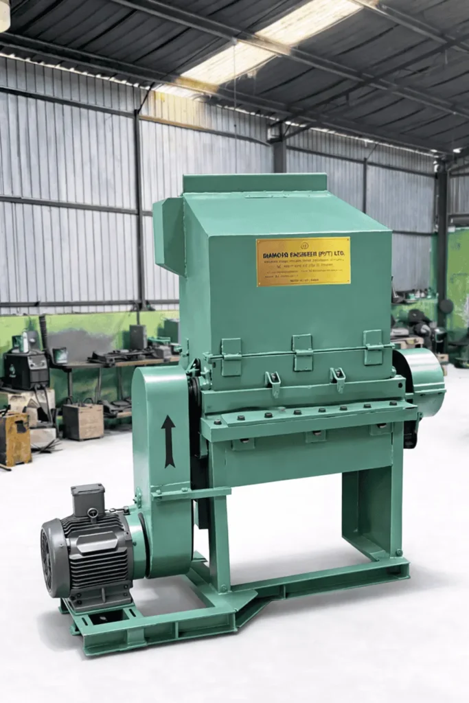Coconut Husk Peat Dual Feeder Machine for coco peat production manufactured by Diamond Engineers Sri Lanka
