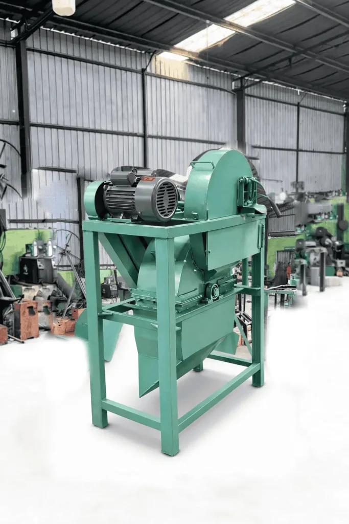 Coconut Husk Chipping Single Machine for coconut fiber and coco peat production – industrial coconut husk processing machine manufactured by Diamond Engineers Sri Lanka