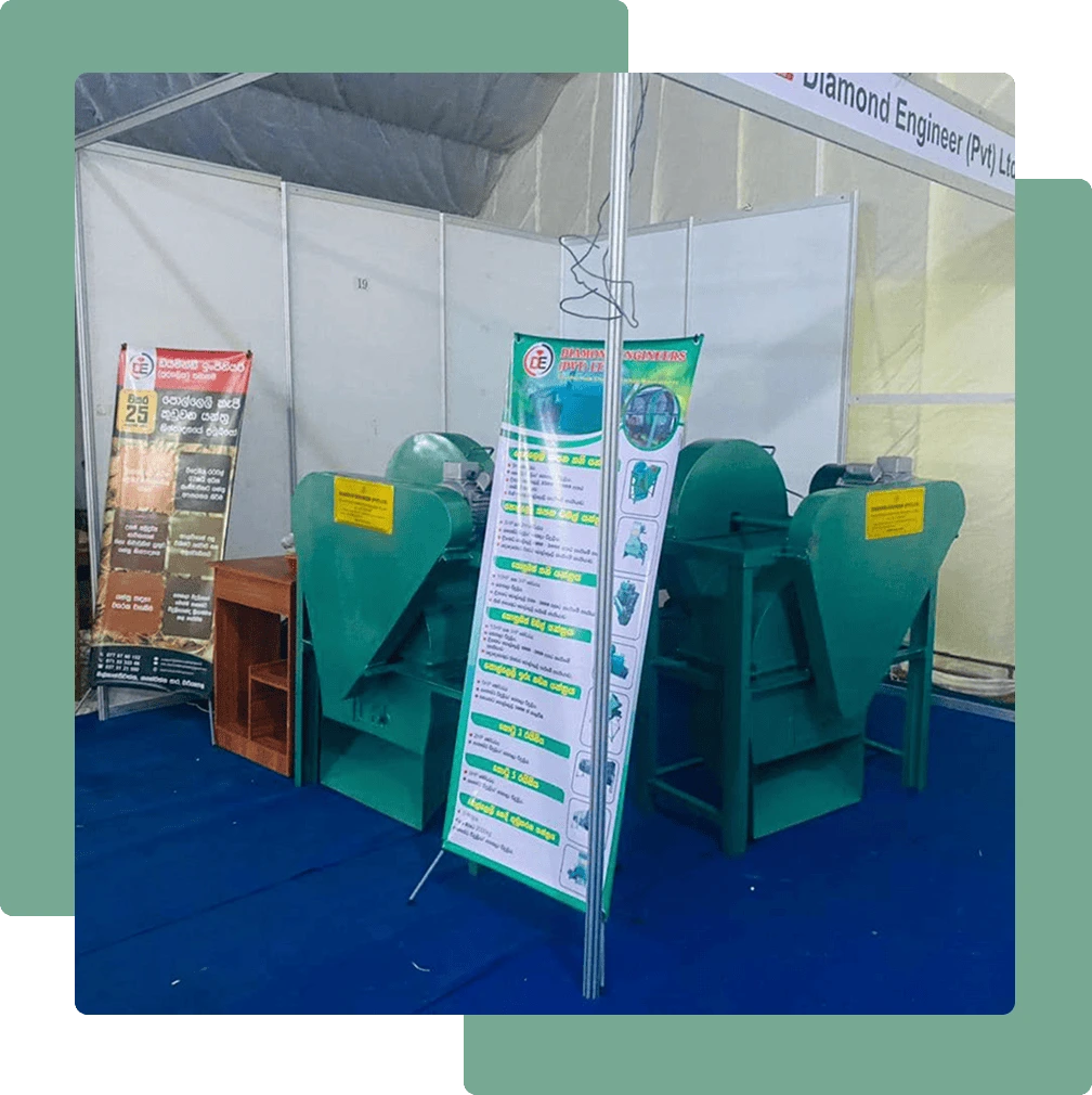 coconut machinery projects Sri Lanka exhibition machine showcase